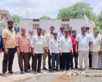లింగంపల్లిలో రూ.15 లక్షల సీసీ రోడ్డు పనులకు శ్రీకారం