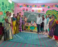 కొనాయిపల్లిలో ఘనంగా అక్షరాభ్యాసం కార్యక్రమం