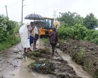 చండ్రుపల్లిలో డ్రైనేజ్ సమస్యకు చెక్