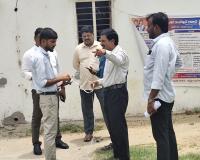 నూతన తహసిల్దార్ కార్యాలయ నిర్మాణానికి స్థల పరిశీలన