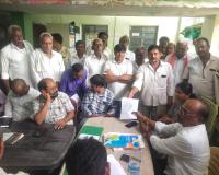 వీఆర్ఏ పై చర్యలు తీసుకోవాలంటూ ప్రజావాణిలో ఫిర్యాదు 