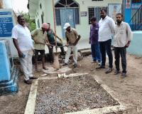 మంచినీటి బోరింగ్ రిపేరింగ్ చేయించిన సర్పంచ్ నర్సింగ రామకృష్ణ