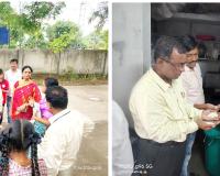  ఎస్సీ హాస్టల్‌ను తనిఖీ చేసిన మండల అధికారులు