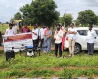 వ్యవసాయంలో డ్రోన్లు - టమాటా గ్రాఫ్టింగ్ పై అవగాహన సదస్సు