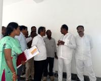 మెడికల్ కాలేజీ నిర్మాణ పనులను పరిశీలించిన ఎమ్మెల్యే