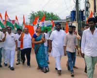 500 మీటర్ల జాతీయ జెండాతో తిరంగా ర్యాలీ