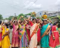 రజక సంఘం ఆధ్వర్యంలో ఘనంగా బోనాల ఉత్సవాలు...