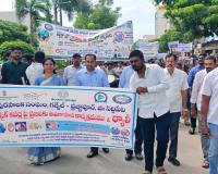 గజ్వేల్ లో సింగిల్ యూస్ ప్లాస్టిక్ నిషేధ అవగాహన కార్యక్రమం