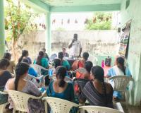 నెల్లుట్లలో తడి పొడి చెత్త పై గ్రామ సభ