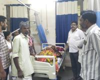 బాధితులను పరామర్శించిన ఆర్బిఎల్ సీఈవో బుయని శ్రీనివాస్ రెడ్డి. 