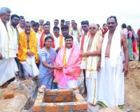 వైభవంగా శ్రీ కోదండ రామాలయ భూమి పూజ