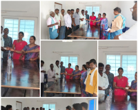 బాయమ్మపల్లి గ్రామంలో స్మార్ట్ రేషన్ కార్డుల పంపిణీ