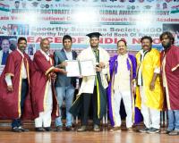 సామజిక సేవలో మెగావత్ చందు నాయక్ కు గౌరవ డాక్టరేట్