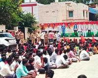 నాగర్ కర్నూల్ ఎమ్మెల్యే క్యాంప్ కార్యాలయం ఎదుట ఏబీవీపీ ధర్నా