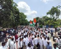 కాంగ్రెస్ పార్టీ ప్రజా పాలన సంబరాల్లో పాల్గొన్న మాజీ ఎంపీ సోయం బాపూరావు.