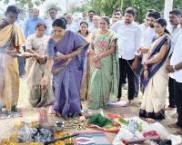 పోచమ్మ తల్లి దేవాలయ నూతన నిర్మాణానికి భూమి పూజ