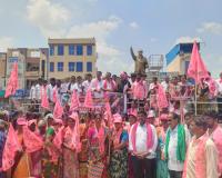  అక్రమ అరెస్ట్ కు  బిఆర్ఎస్  ఆధ్వర్యంలో నిరసన. 