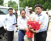 ఈవీఎం గోదాం తనిఖీ చేసిన జిల్లా కలెక్టర్ భవేశ్ మిశ్రా