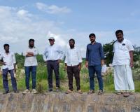  వెన్నచేడు పెద్ద చెరువు సాలార్ నగర్ ప్రాజెక్టు కాలువ పరిశీలన.