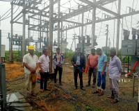 ధన్వాడ, గంగారం సబ్‌స్టేషన్లను తనిఖీ చేసిన డీఈ నాగరాజు