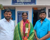 జాతీయ త్రోబాల్‌లో స్వర్ణం..అక్షితకు ఘన సన్మానం