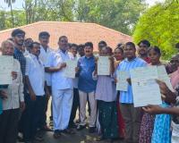 లబ్ధిదారులకు సీఎం రిలీఫ్ ఫండ్ చెక్కు ల పంపిణీ 