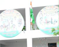 తెలంగాణ ప్రజా పాలన దినోత్సవం సందర్భంగా జెండా ఆవిష్కరించిన ఎమ్మెల్యే కేఆర్ నాగరాజు 