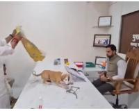 పంచాయ‌తీ రాజ్ శాఖ ఆఫీస‌ర్ టేబుల్‌పై వీధి కుక్క‌ల‌ను వదిలిన జ‌నం..! 