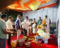 బిజినపల్లి పోలీసు స్టేషన్ లో ఘనంగా వినాయకుని నిమజ్జన వేడుకలు