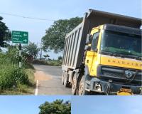 అభివృద్ధి పనుల పేరుతో ఓవర్‌లోడ్ టిప్పర్ల బీభత్సం.
