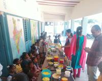 నార్సింగి ఎంపీ యూపీఎస్ పాఠశాలలో ఆహార ప్రదర్శన