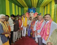 బాలానగర్ డివిజన్‌లో సంజీవయ్య కాలనీలో వినాయకుడి కి పూజలు