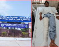 యం. జి. యు లో మద్యం మత్తులో ట్రాక్టర్ నడిపిన ఉద్యోగి?