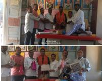 CCRT శిక్షణ పూర్తి చేసుకుని విధులకు హాజరైన ఉపాధ్యాయుడికి ఘన సన్మానం