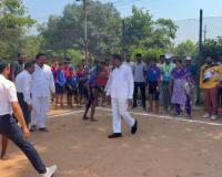 భూపాలపల్లి జిల్లాలో రాష్ట్ర స్థాయి క్రీడా ఉత్సవాల ప్రారంభోత్సవం చేసిన 