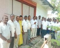 ఆంజనేయ స్వామి ఆలయ ప్రహరీ నిర్మాణానికి భూమి పూజ 