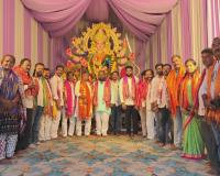 ప్రగతినగర్ దుర్గామాతను దర్శించుకున్న రాష్ట్ర, జిల్లా ఓబీసీ మోర్చా నాయకులు