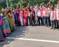 సిఐటియు యూనియన్ లో చేరిన ఓఆర్ఆర్- హెచ్ఎండిఏ కాంట్రాక్ట్ కార్మికులు