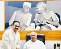 ఎఐసిసి అధ్యక్షుడు మల్లికార్జున్ ఖర్గేతో టీపీసీసీ ఉపాధ్యక్షుడు గాలి అనిల్ కుమార్ భేటీ