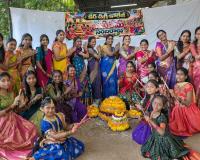 కేర్ డిగ్రీ కళాశాలలో ఘనంగా బతుకమ్మ వేడుకలు..