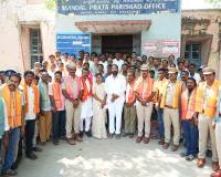 గణేష్ నిమజ్జనాన్ని విజయవంతం చేసిన అధికారులకు సన్మానం చేసిన మంత్రి వాకిటి శ్రీహరి 
