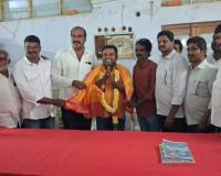 మంచిర్యాల కార్పొరేషన్ పట్టణ నాయి బ్రాహ్మణ సంఘం అధ్యక్షుడిగా మలుమూరి రాజు ఎన్నిక
