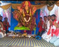 బాల త్రిపుర సుందరి దేవి అలంకరణలో దుర్గాదేవి..  