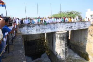 బయ్యన్న వాగు స్టేజ్–2 ద్వారా సాగునీటి విడుదల