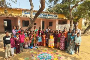 పర్వేద ప్రాథమిక పాఠశాలలో సంక్రాంతి సంబరాలు 
