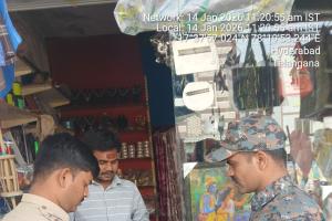 చైనా మాంజా  విక్రయిస్తే కఠిన చర్యలు తప్పవు :   ఎస్సై హనుమంతు