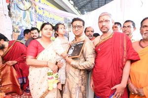 బాసరలో కనులపండుగ గా   వసంత పంచమి వేడుకలు