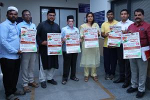 రక్తదాన శిబిరం పోస్టర్ ను ఆవిష్కరించిన గ్రేటర్ వరంగల్ మున్సిపల్ కార్పొరేషన్ కమిషనర్‌ చాహత్ బాజ్‌పాయ్. ( ఐ.ఏ.ఎస్)