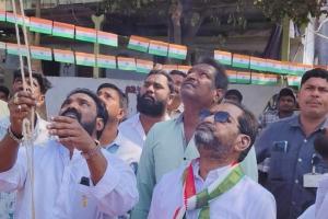 గణతంత్ర వేడుకల్లో పాల్గొన్న ఎమ్మెల్యే కోరం కనకయ్య, మడత వెంకట్ గౌడ్..