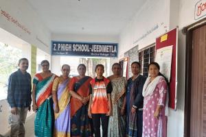 జీడిమెట్ల ప్రభుత్వ పాఠశాల విద్యార్థిని దివ్యకు తెలంగాణ ఖోఖో జట్టులో స్థానం